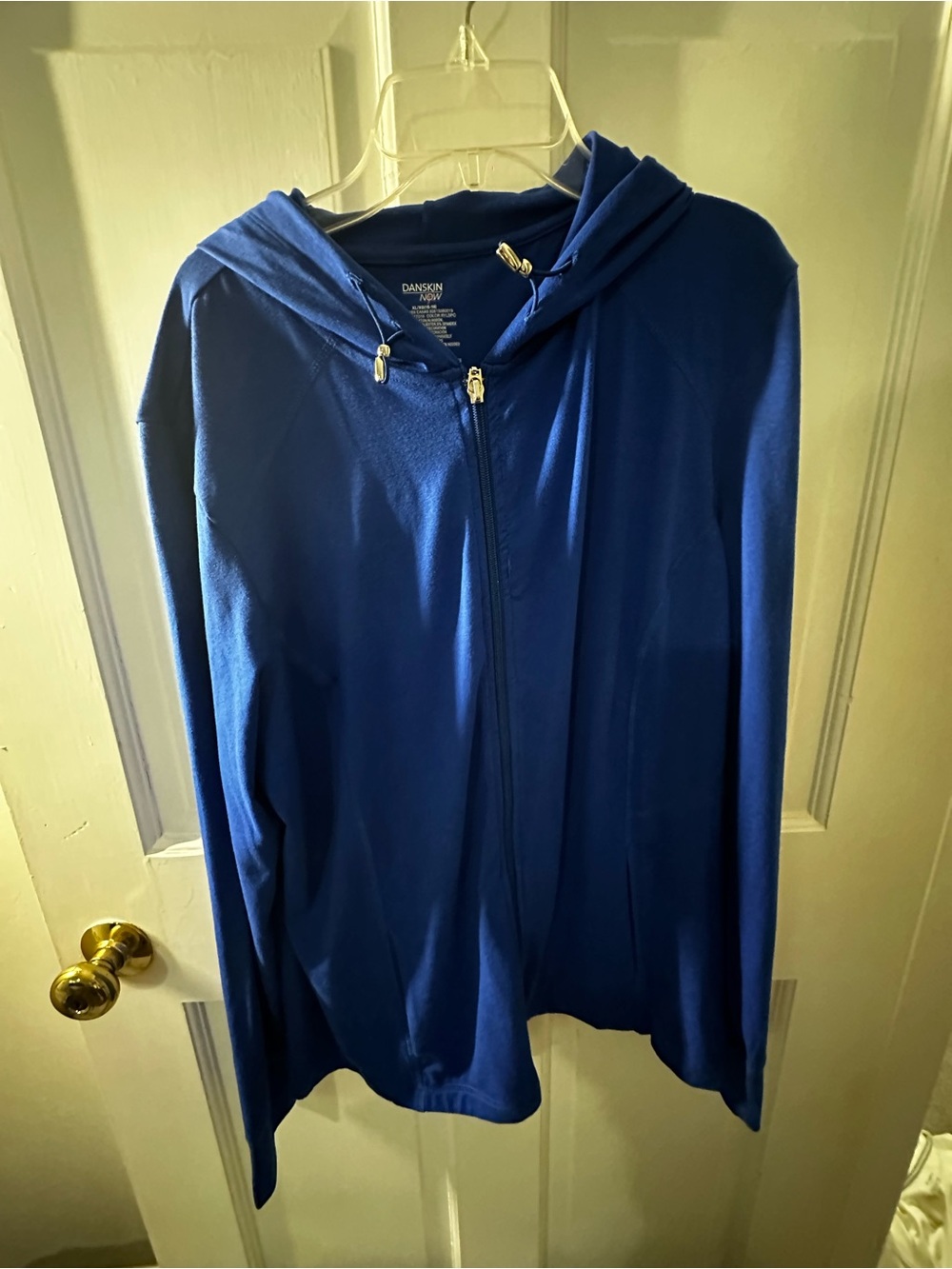 Danskin Live! Royal Blue Zip-Up Hoodie